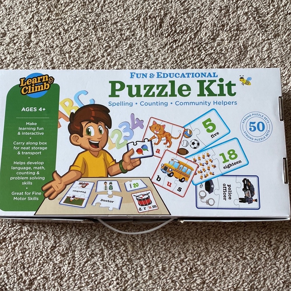 Learn & Climb Kids Puzzle Kit